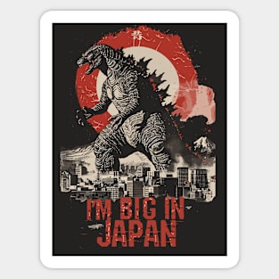 I'm Big in Japan - vintage illustration Sticker